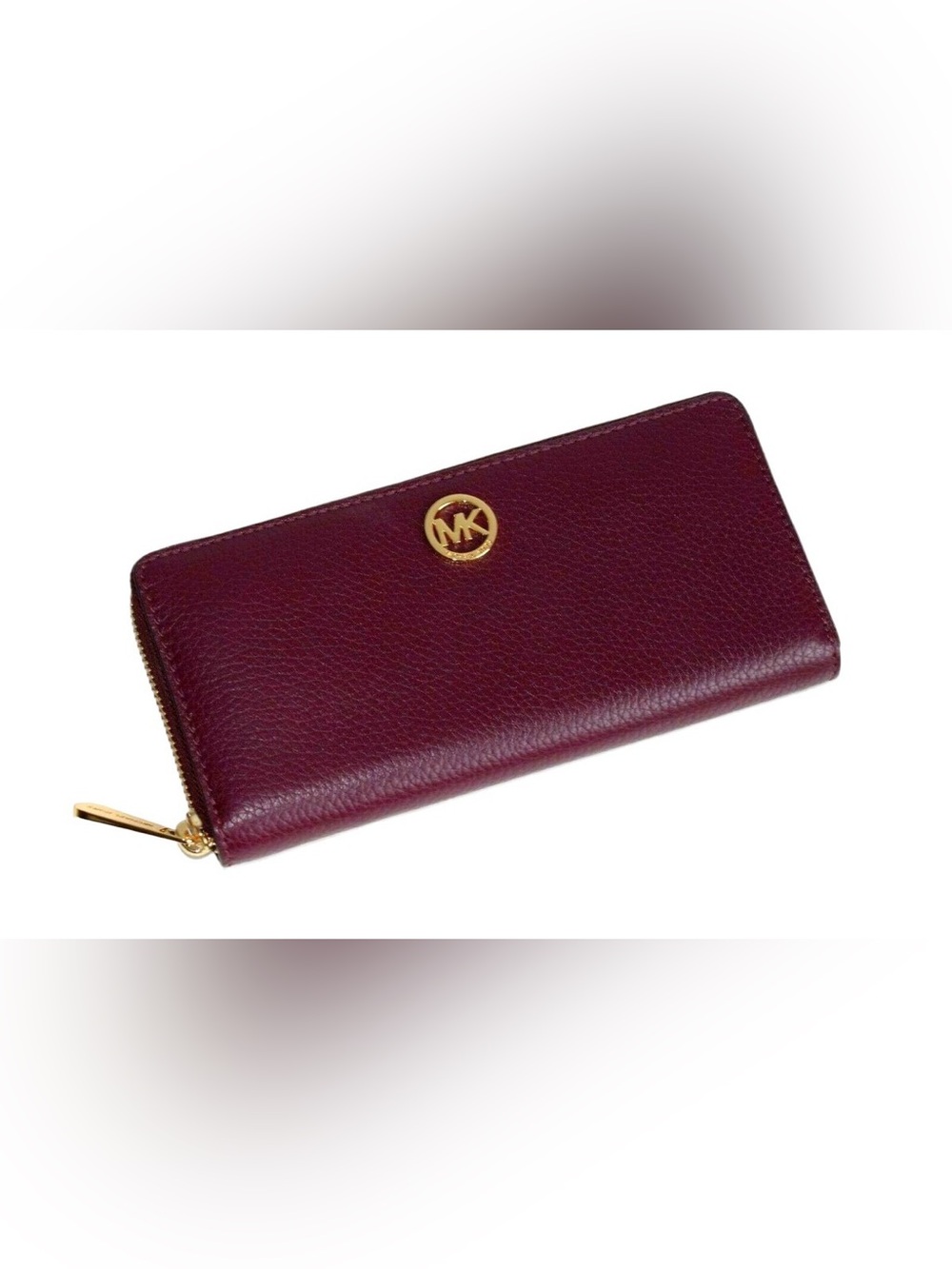 Michael Kors Burgundy Leather Wristlet Wallet